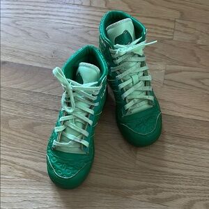 Adidas Pixar’s “Toy Story” Kids Green High-Top Sneakers